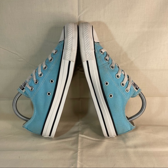 Converse All Star Light Blue Low Top Lace Up Sneakers Women's 7 137835F - Picture 6 of 8
